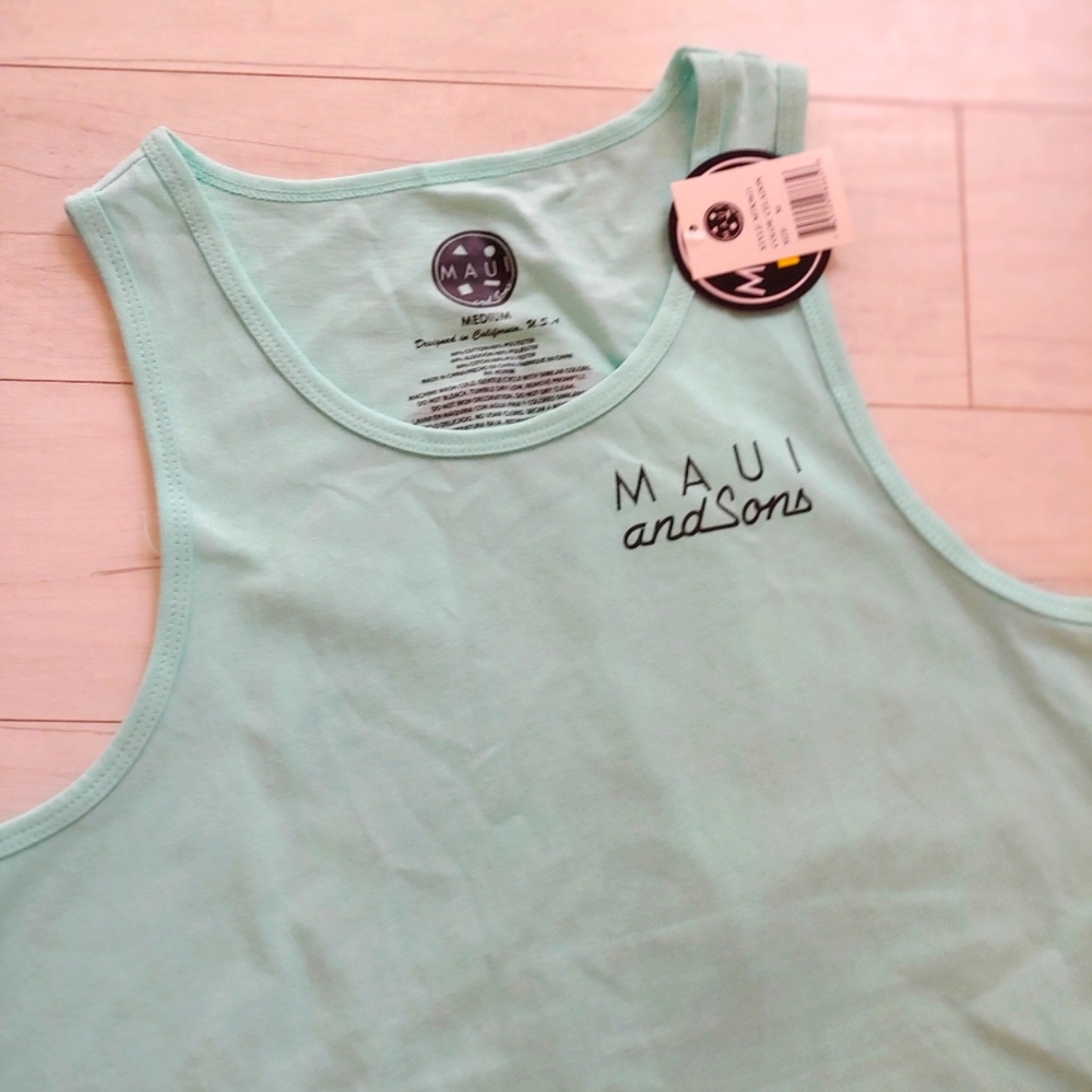 MAUI and Sons NEW Classic Cookie Logo Tank Top - Picture 3 of 8